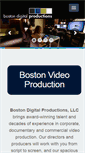 Mobile Screenshot of bostondigitalproductions.com