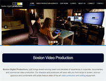 Tablet Screenshot of bostondigitalproductions.com